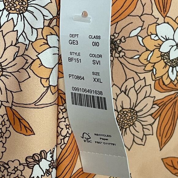 J.Crew Hipster Bikini Bottom in Orange Blossom‎ Size XXL NWT - Picture 4 of 7